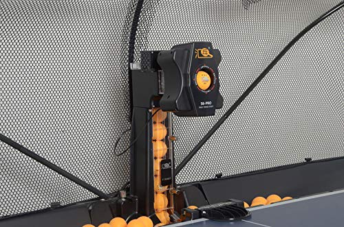 DOMINTY 50W S6-PRO Table Tennis Robot Automatic Ping-Pong Ball Machine Practice Training Recycle Net Updated