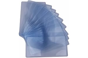 Lot of 12 Credit Card Sized Fresnel Magnifying Lenses