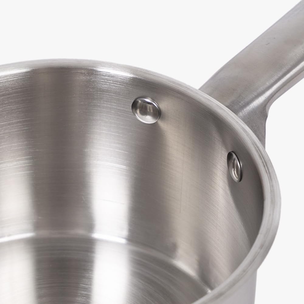 MGE - Pentolino Friggitrice con Cestello in Acciaio Inox - Padella Friggitrice con Cestello - Pentola per Friggere - Ø 16 cm