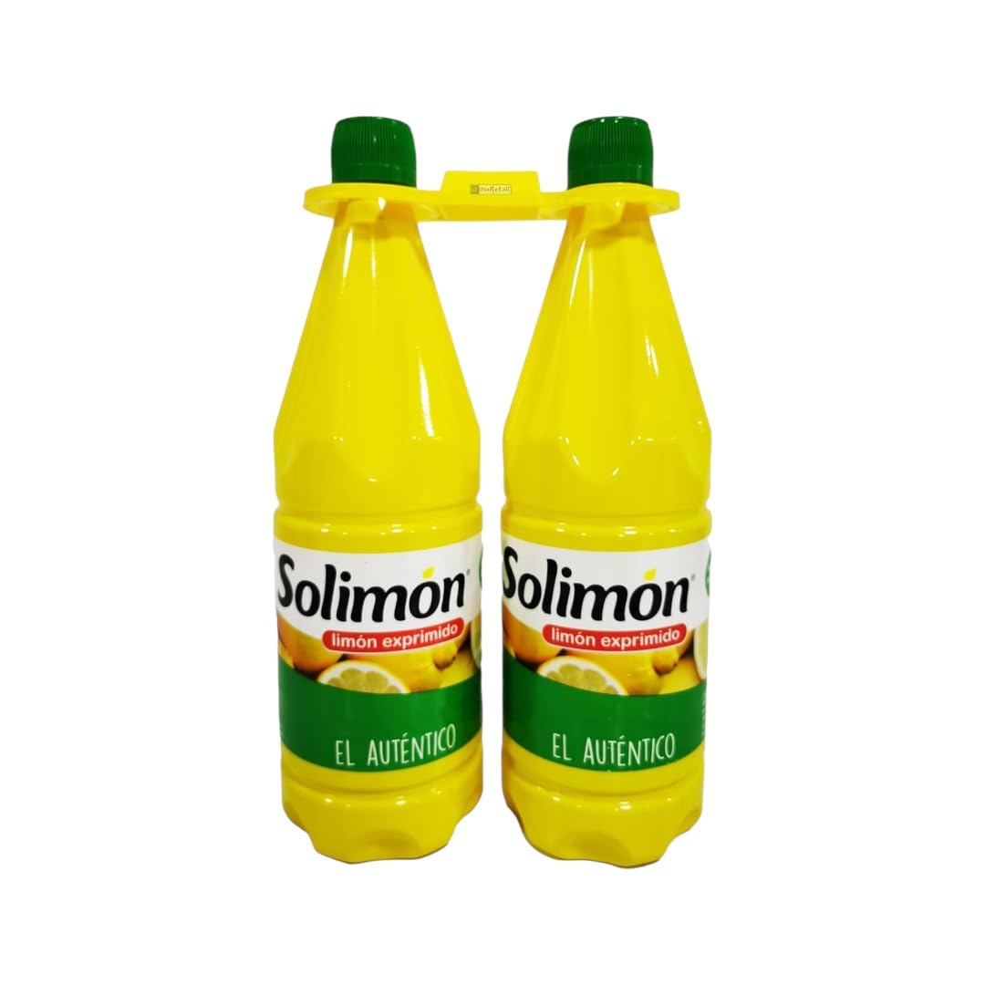Solimon | Zumo de Limón Exprimido 100% Natural | 2 x1 litro