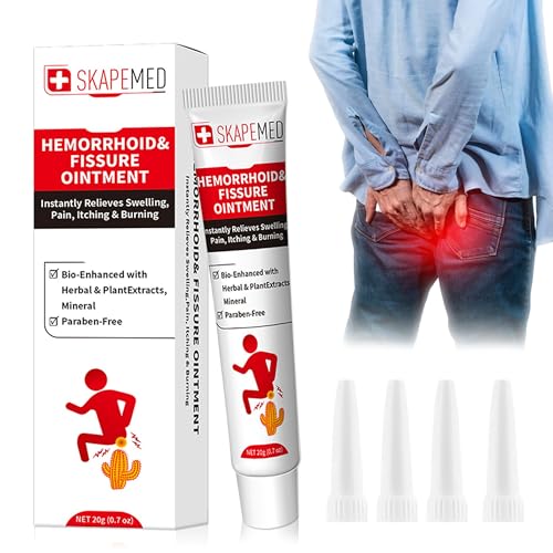 Crema de Alivio Anal 20g - Calma Picor, Dolor e Irritación - Alivio Sintomático Rápido