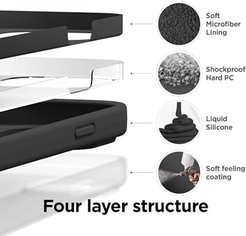 for iPhone XR compatible shock absorbing flexible silicone black launch mobile phone case (iPhone XR)