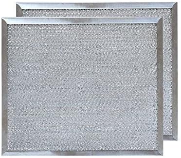 Tyler 2-PK RHF0914 Range Hood Aluminum Grease Filter Range Hood Mesh Grease Filter Replacements for Broan AP5608402 02X3446, 1172282, 97005683, 97007894, 97017455, 97017456