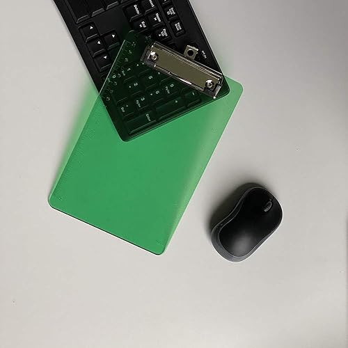 Miniatura 4 de JAM PAPER Portapapeles pequeños de plástico para notas con clip de metal de perfil bajo, mini (6 x 9), colores surtidos, 6 tablerospaquete