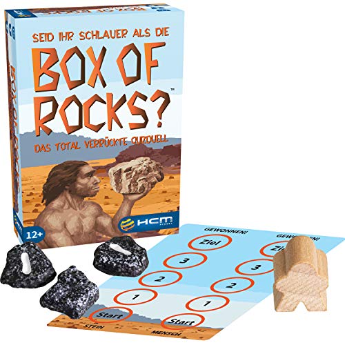 HCM Kinzel Box Of Rocks – Gioco Da Tavolo Quiz Duello Con Pietre, Per 2+ Giocatori, Dai 12 Anni