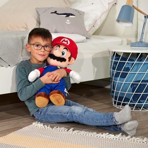 Miniatura 3 de Simba Toys España, S.L. Peluche Gigante De Mario Super Mario 50 Cm