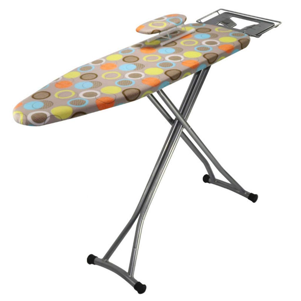 Juego de Planchado Grande, Almohadilla de algodón, Tabla de Planchar Transpirable con Zona de estacionamiento Resistente al Calor, Tabla de Planchar, Soporte de Hierro para lavandería de Hot