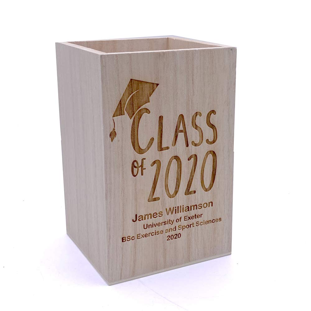 ukgiftstoreonline Personalised Graduation Gift Desk Tidy Pen or Pencil Pot