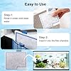 ELCCOTYA 10 Pack Medium Fish Tank Filter Cartridges Compatible with Aqueon QuietFlow LED PRO Power Filter Size 10/Power Filter Size 10/E Internal Power Filter Size 20/Zilla Size 20(+6pcs Filter Pads) #4