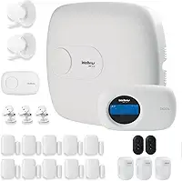 Kit de Alarme Intelbras AMT 2018 E com 13 Sensores com Monitoramento Por Aplicativo via Internet