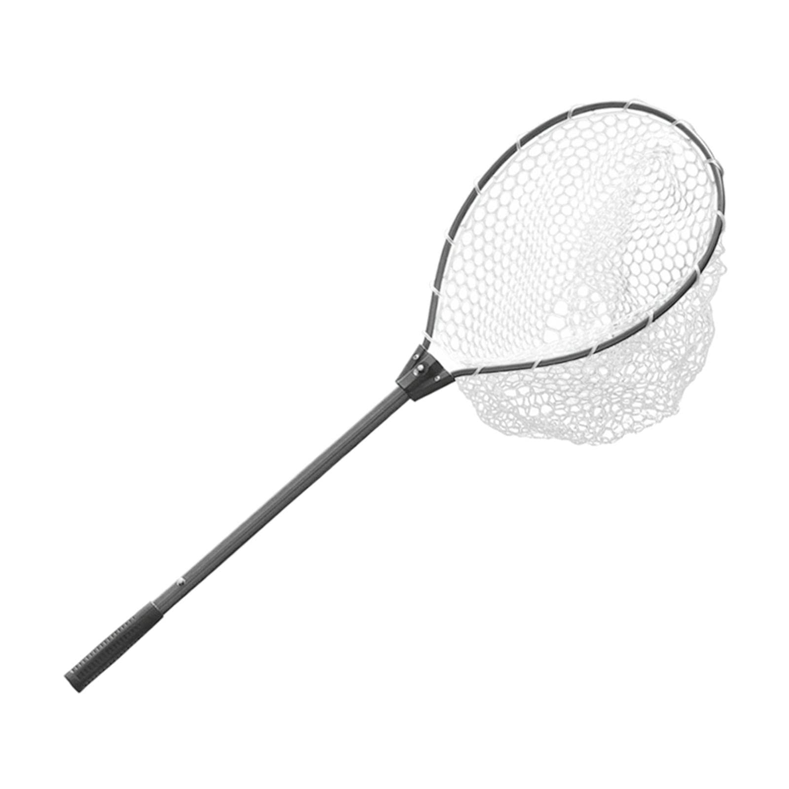 F Fityle Guadino Pieghevole - da Pesca Pieghevoli con Manico telescopico, Rivestimento in Silicone Resistente a Rete Senza, e Rilascio sicuri