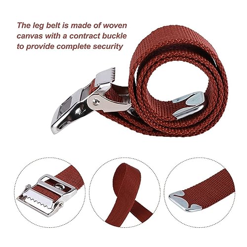 Ozgkee 2Pcs Leg Band Straps Drywall Stilts Leg Straps Drywall Stilt Replacement Parts for Street Performance Home Improvement High Wall Painting - Image 2