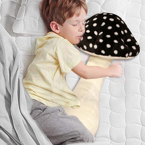 Peluche champignon 70cm grand coussin de lit doux