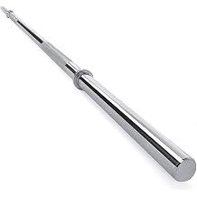 HulkFit Basic Standard Barbell, 1 Inch Barbell Bar for squats, deadlifts, Strength Training, weight lifting and Bench Press