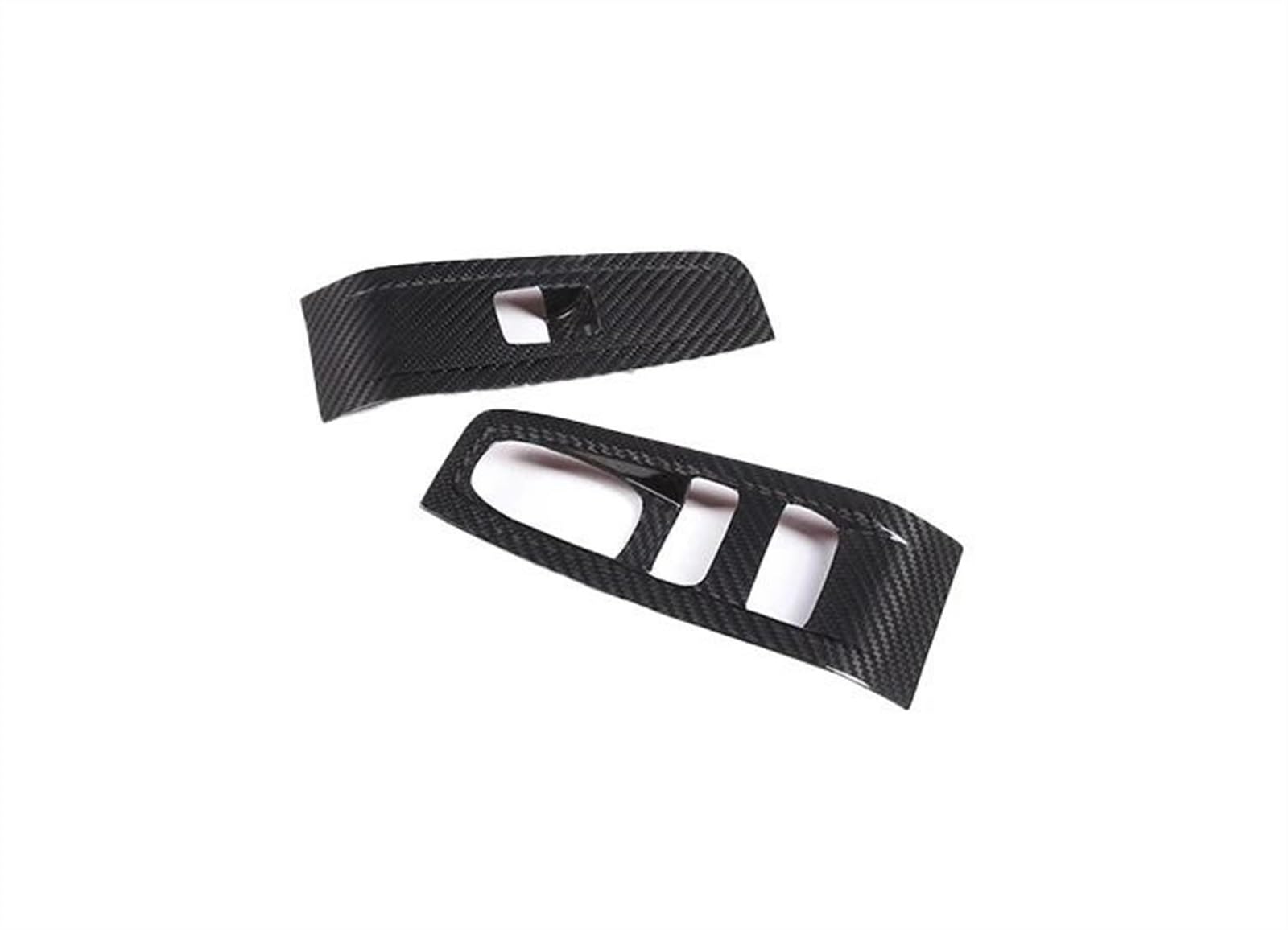 Real Carbon Fiber Car Glass Lift Button Frame Decorative Sticker Interior Accessorie for Subaru BRZ 2022 Anti-dust(Real Carbon Fiber)