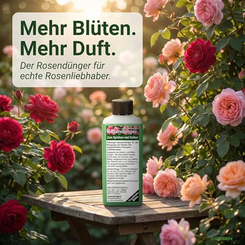 Rosen-Dünger Beetrosen Edelrosen Strauchrosen HIGHTECH Rosen Dünger Pflanzen