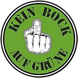 Verklebetemperatur > +8°C kein Bock auf grüne Gretl Greta Druck Plakette Fun Sticker Aufkleber Fridays for Future Klima