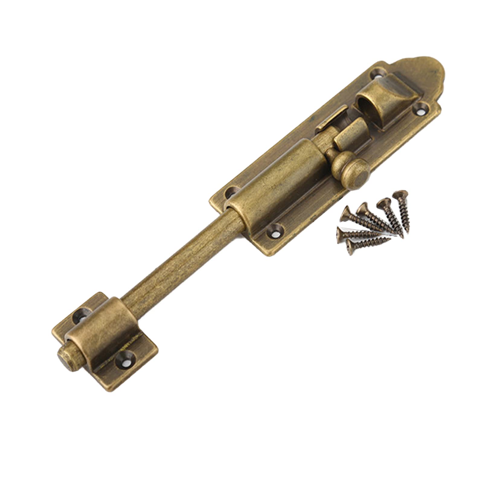 Cgjsefh One Color Door Latch, Bolt Lock Sliding Latch 4 Inches Slide Thickened For Door(8Cm)