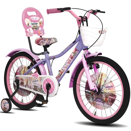 Image of Emma Cycle for Kids 5 to 8 Years Girls (Purple /Pink, 20T)