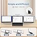 CIDETTY Laptop Screen Extender, 14'' FHD 1080P IPS Ultra-Thin Dual/Triple Monitor Display, HDMI/USB-C Plug-Play Portable Monitor for Laptop, Built-in Speakers(Mac, Win, Android)