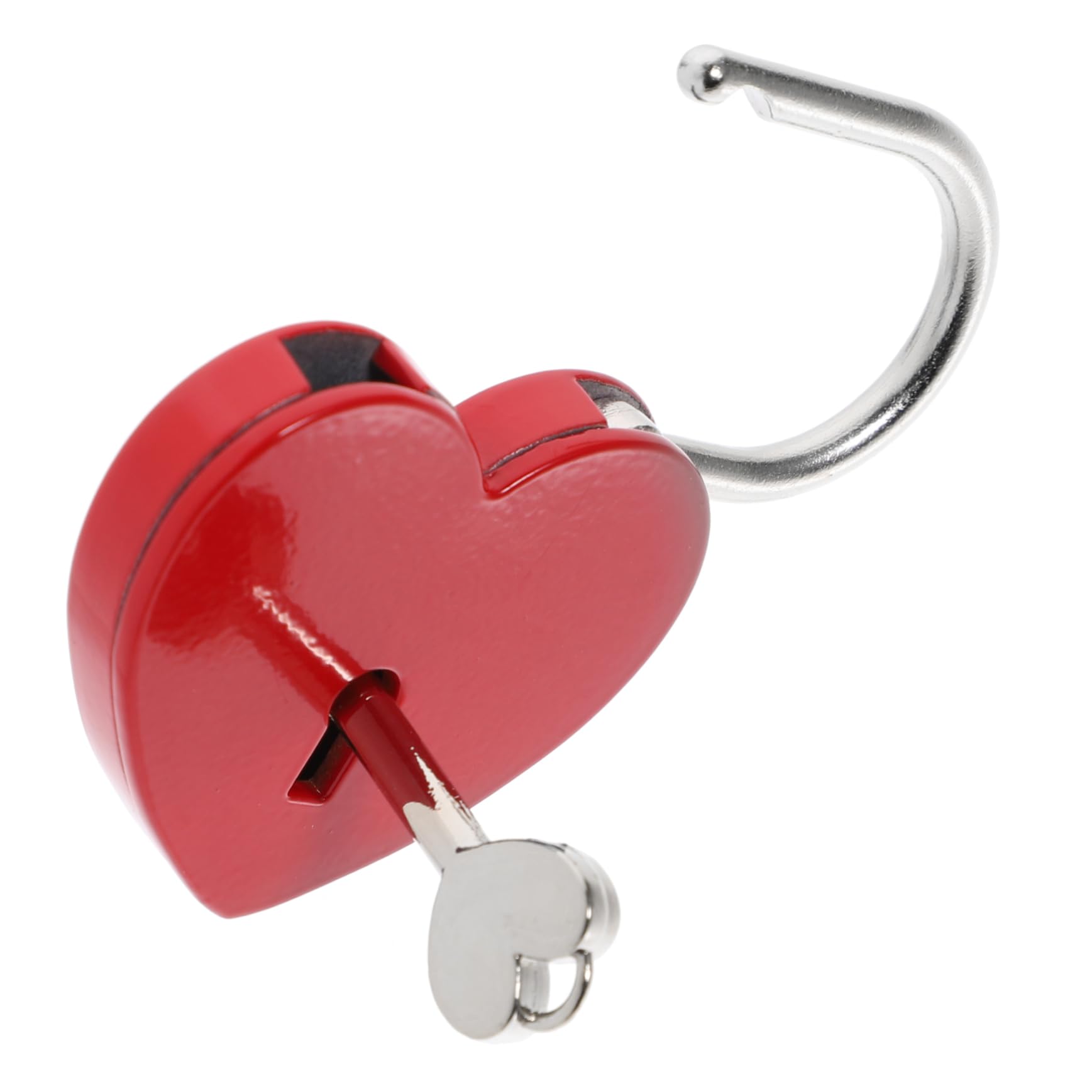 Gadpiparty 10pezzi Piccolo Lucchetto Forma Di Cuore Con Chiave Serratura Per Valigia Diario e Borse Romantico Per Occasioni Speciali