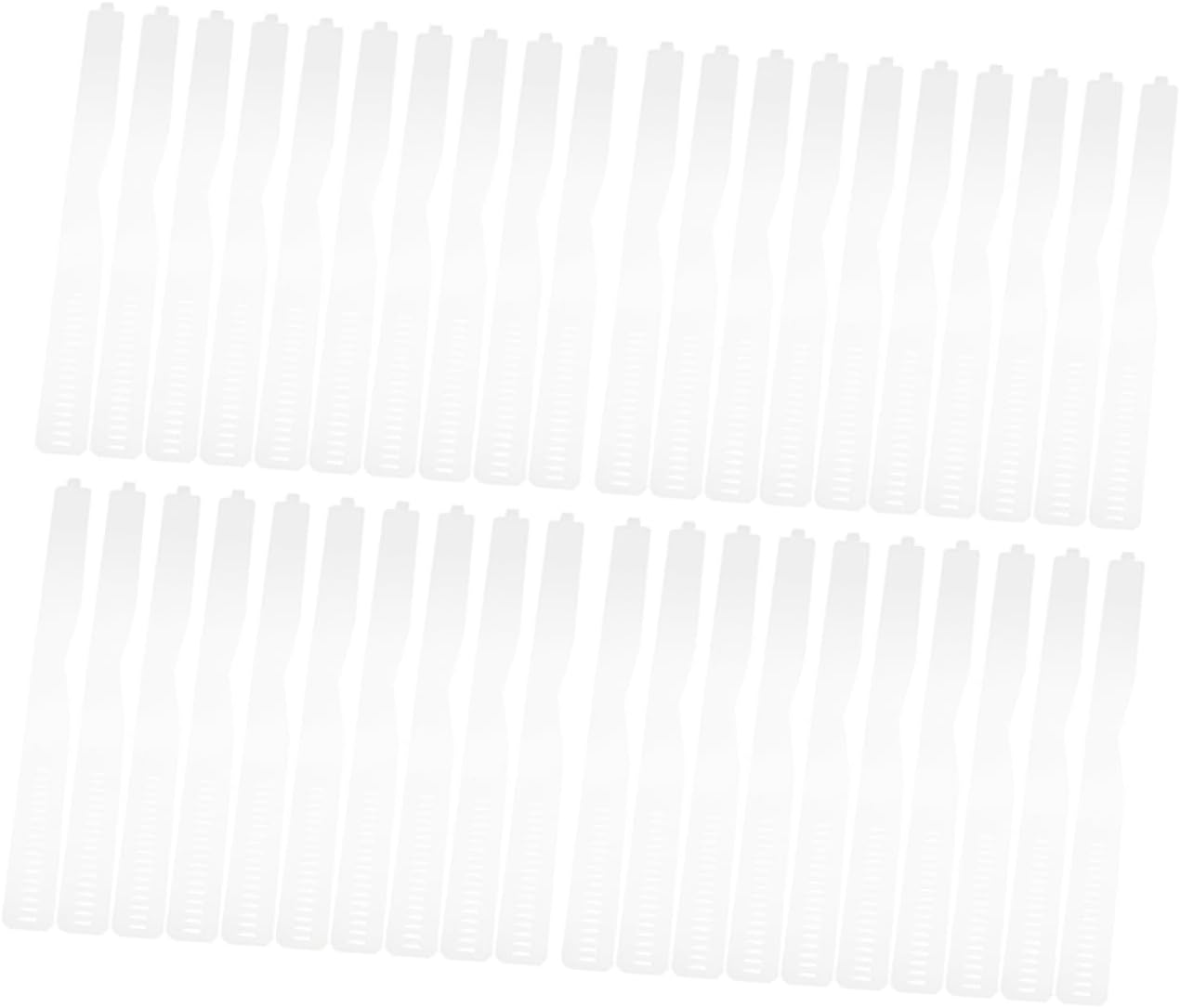 BESPORTBLE 60pcs Collar Stays Shirt Collar Fixer Strips for Men Women Warping Support for Dress Shirts