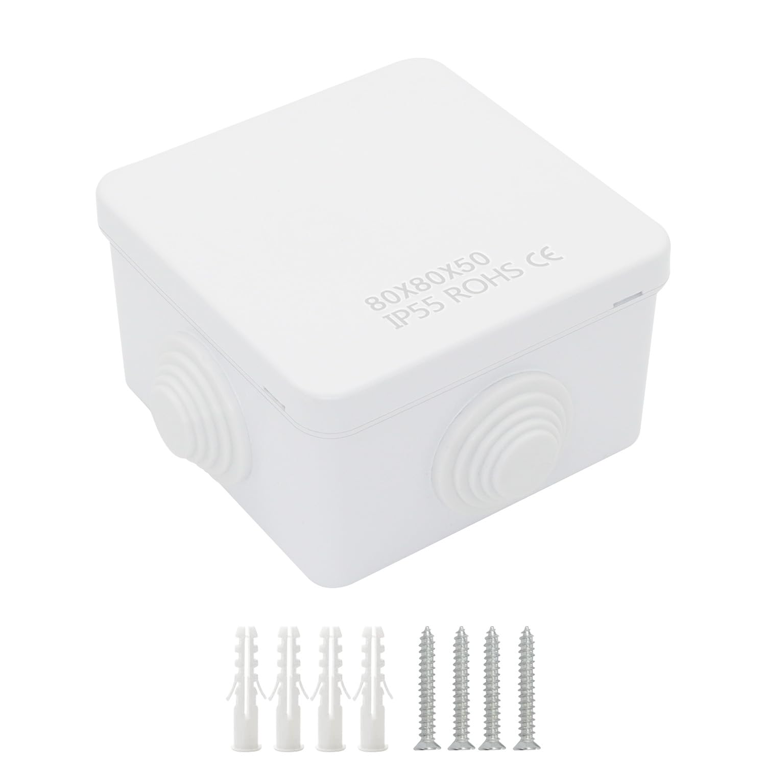 Wasserdichte Verteilerdose IP65 - 2 Stück Elektrogehäuse Für Innen & Außen