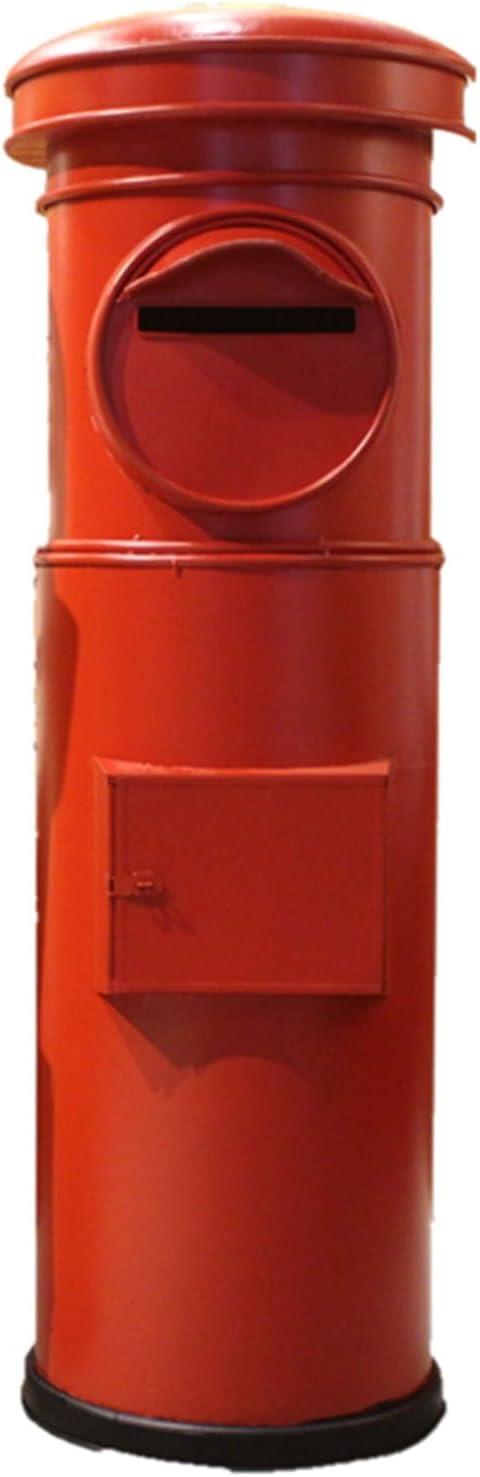 Padlock Metal Mailbox Home Standing Mailboxes Front Opening Door Outdoor Rainproof Mailbox with Rain Shield Panel Multiple Color Options