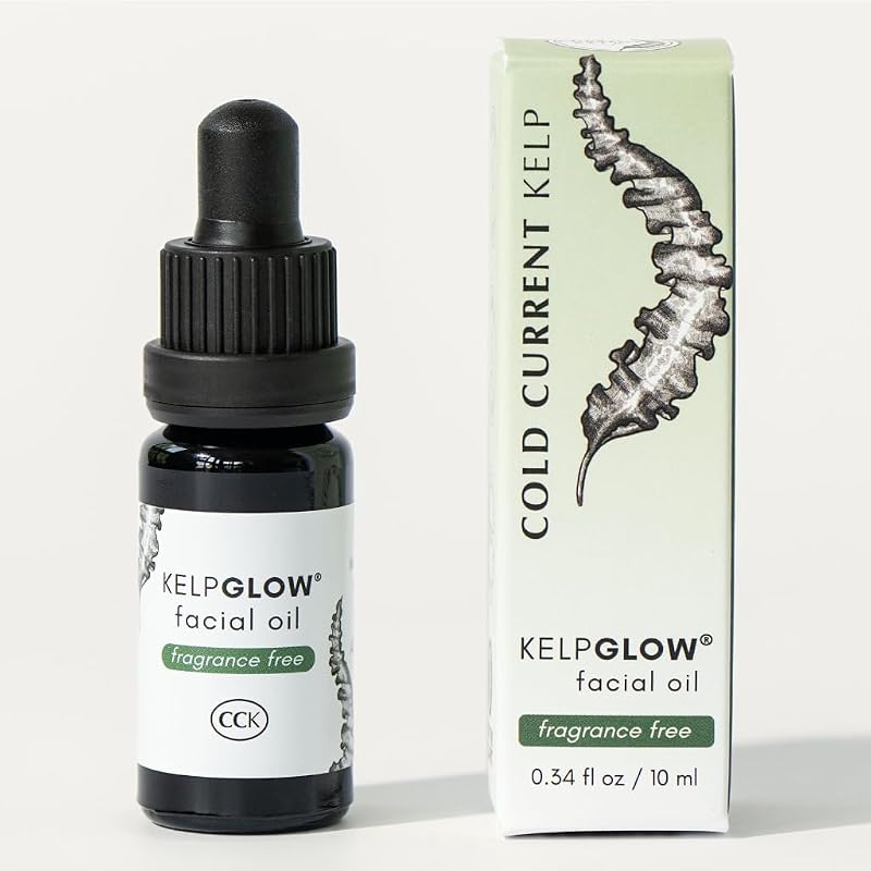 Óleo facial KelpGlow Cold Current Kelp com extrato de kelp, sem fragrância, 10 mL