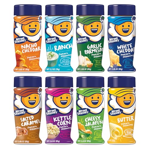 Kernel Season's Popcorn Seasoning Full Size Jars Variety Pack, Retail