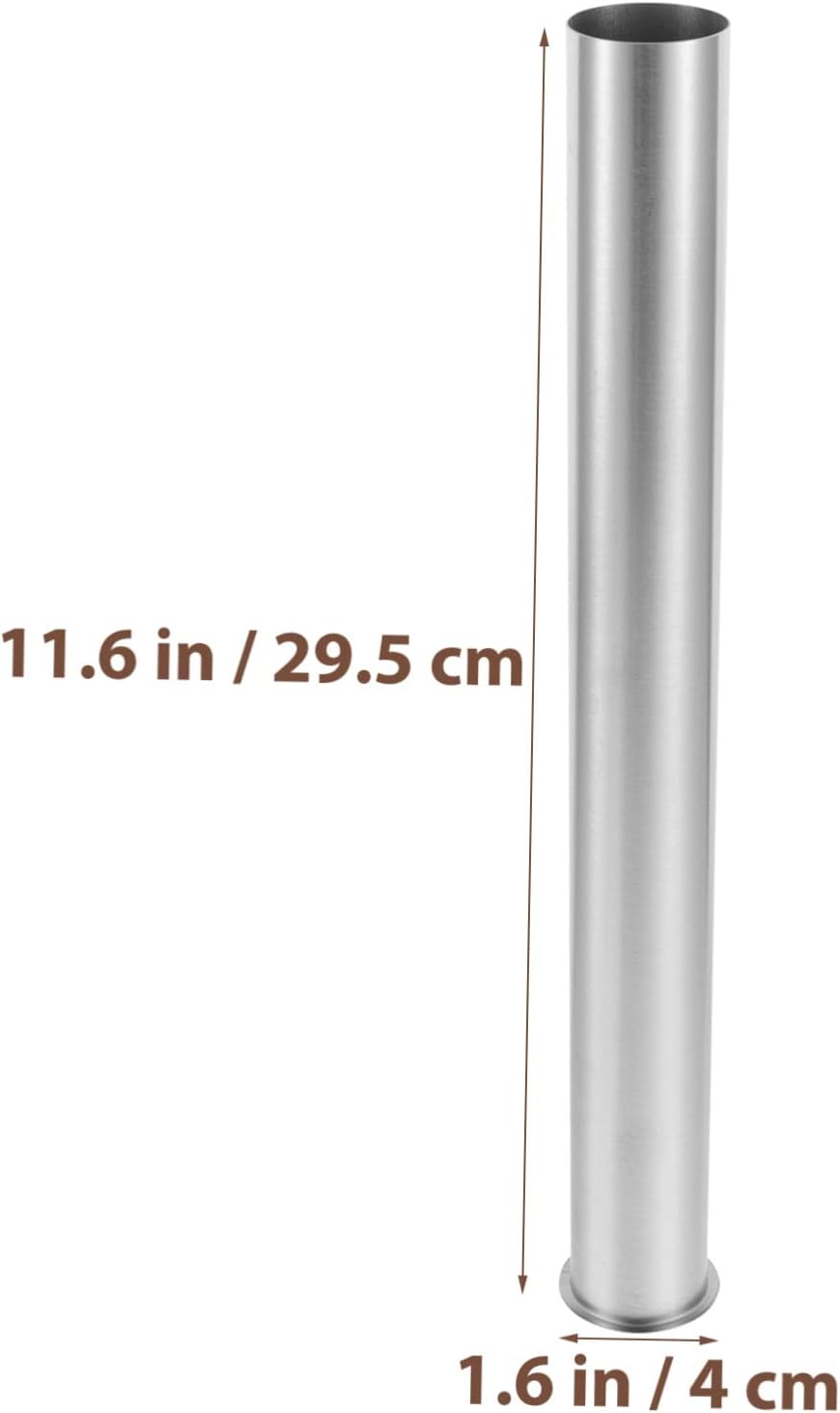 SEWACC Stainless Steel Sink Drain Extension Tube for Bathroom and Kitchen High Temperature Resistant Brushed Fingerprint Finish Flexible Drain Pipe for Wall Mounted Washbasin Installation