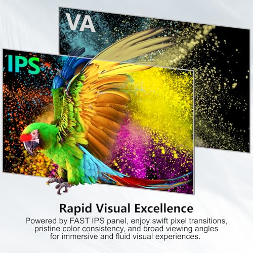 Image of 32 Inch 4K UHD 3840 * 2160 Computer Monitor 75hz 1MS, IPS Monitor for Design, Casual Gaming, Work, Ultra-Slim Bezel Monitor Support Adaptive-Sync,100% sRGB,HDR,2X DP & 2X HDMI, VESA 100 * 100mm