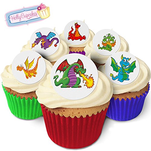 24 Wunderschöne essbare Kuchendekorationen: Drachen / 24 Edible Decorations: Dragons Cover