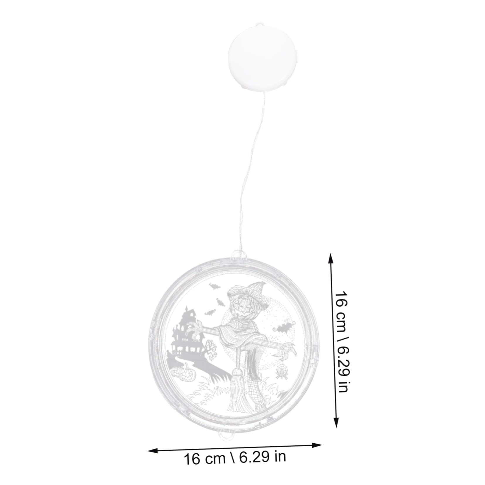 Abaodam Lot de 3 Guirlandes Lumineuses pour Fenêtre Et Porte Dhalloween Luminaire Décoratif Dintérieur pour Chambre à Coucher Idéal pour Une Fête Une Tasse