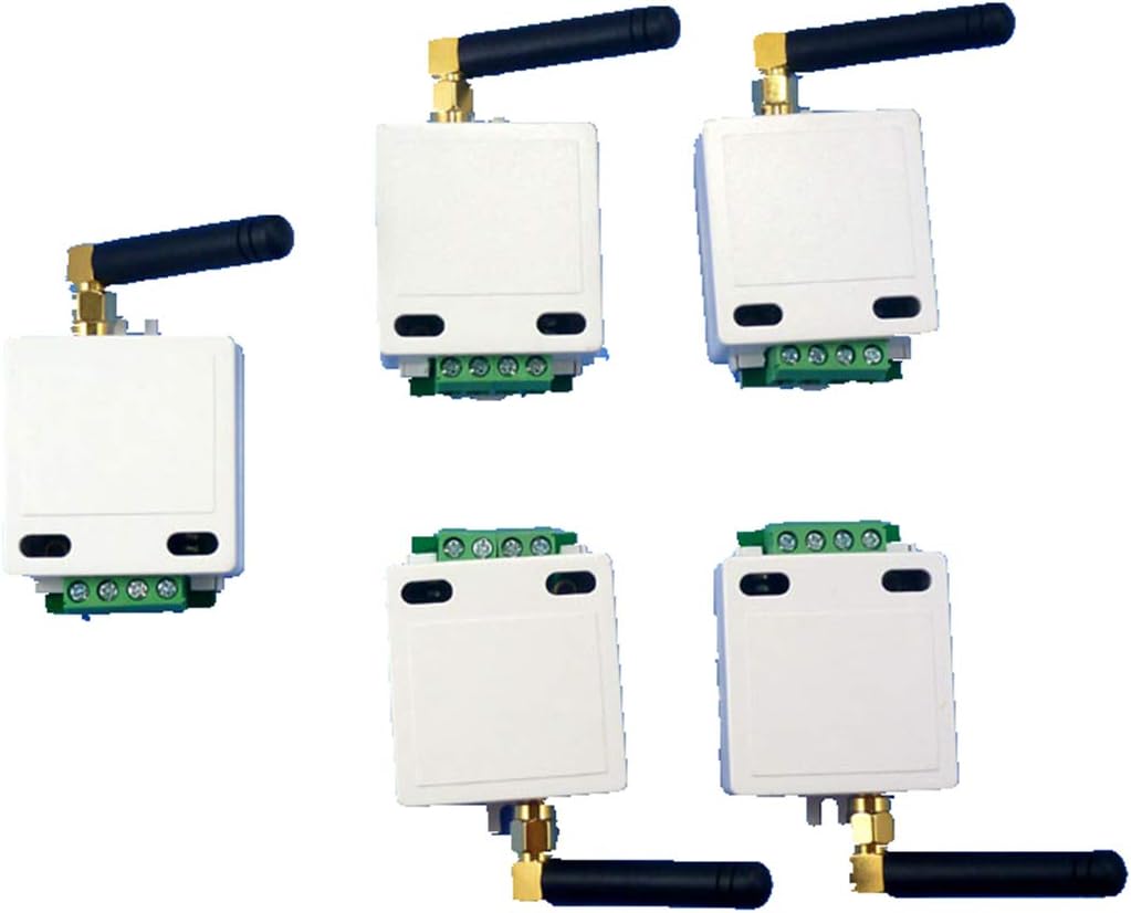 Eletechsup 1 Master 4 Slave 433M Wireless RS485 Bus RF Serial Port UART Transceiver Module DTU for PTZ Camera PLC Modbus RTU LED Controller