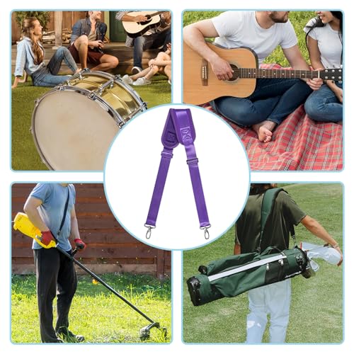 Image of Shoulder Strap for Bag Universal Replacement 58 inch /67 inch Fixed Padded Adjustable Buckle Heavy Duty Shoulder Strap