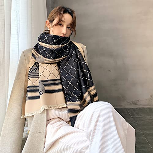 Écharpe en cachemire pour dames luxe et douceur d'un châle d'hiver haut de gamme