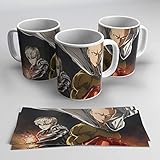 TusPersonalizables.com Taza One Punch Man (Saitama y Genos a la Carga)