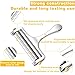 TOPULORS Wire Cheese Slicer Stainless Steel Handheld Cheese Cutter for Mozzarella, Cheddar, Gruyere - with 1 Extra Wire - Adjustable Thickness Cheese Shaver Cheese Slicers for Block Cheese (Silver)