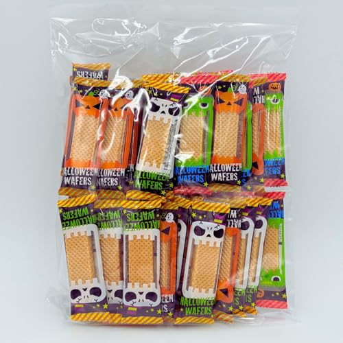 ハロウィン ウエハース 50個入り リアライズプラニング 個包装 ハロウィン 大容量 業務用