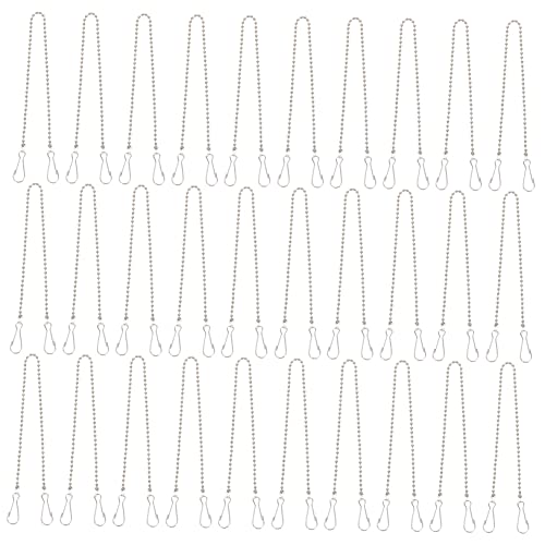 SUPVOX 50pièces Chaînes De Suspension Pour Affiches Avec Système De Fixation Robuste Pour Décorations Intérieures Et Extérieures