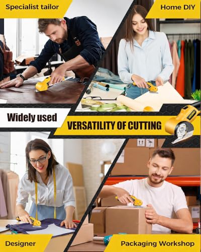 Image of Electric Scissors, Cardboard Cutter, With LED Light, High-Efficiency Brushless Motor, 2000mAh Battery, Tungsten Steel Blade, Suitable for Cloth, Cardboard, Carpet Wire Rope Cutters O-Y