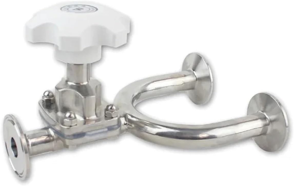 Sanitary 3 way U-Type Clamped Diaphragm Valve from China manufacturer -  Wenzhou Sunthai Valve Co., Ltd Fit 38-19-38mm x 1.5" Tri Clamp U-Shaped 3 Ways Diaphragm Valv