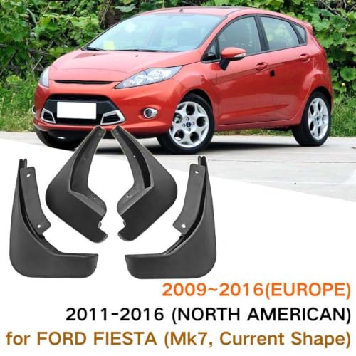 Garde-Boue pour Ford Fiesta Hatchback 2009-2016 Kit de Protection Auto