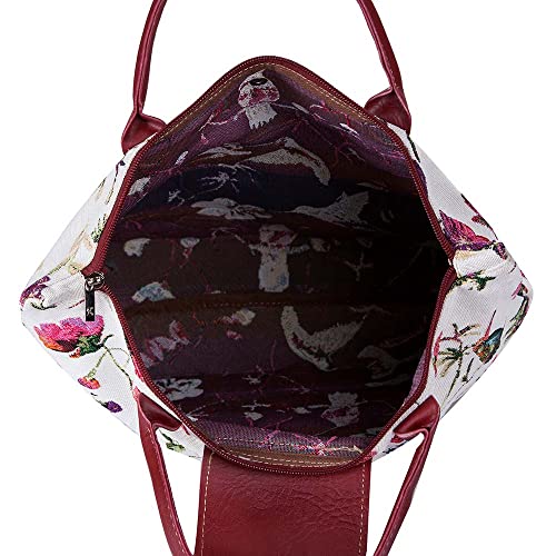 Signare Tapestry Foldable Tote Bag Reusable Shopping Bag Grocery Bag With Hummingbird Designs (Fdaw-Humm) #TOP6