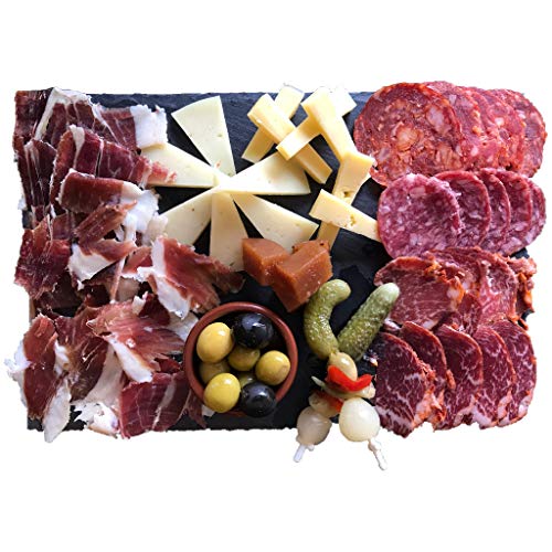 Chorizo Iberico de Bellota - 100 Gramm Chorizo Wurst Scheiben aus Pata Negra Eichel gefüttert 100% iberische Schweine