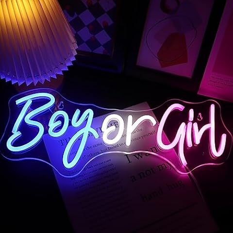 Nordstylee LED Boy or Girl Neon Sign Cover