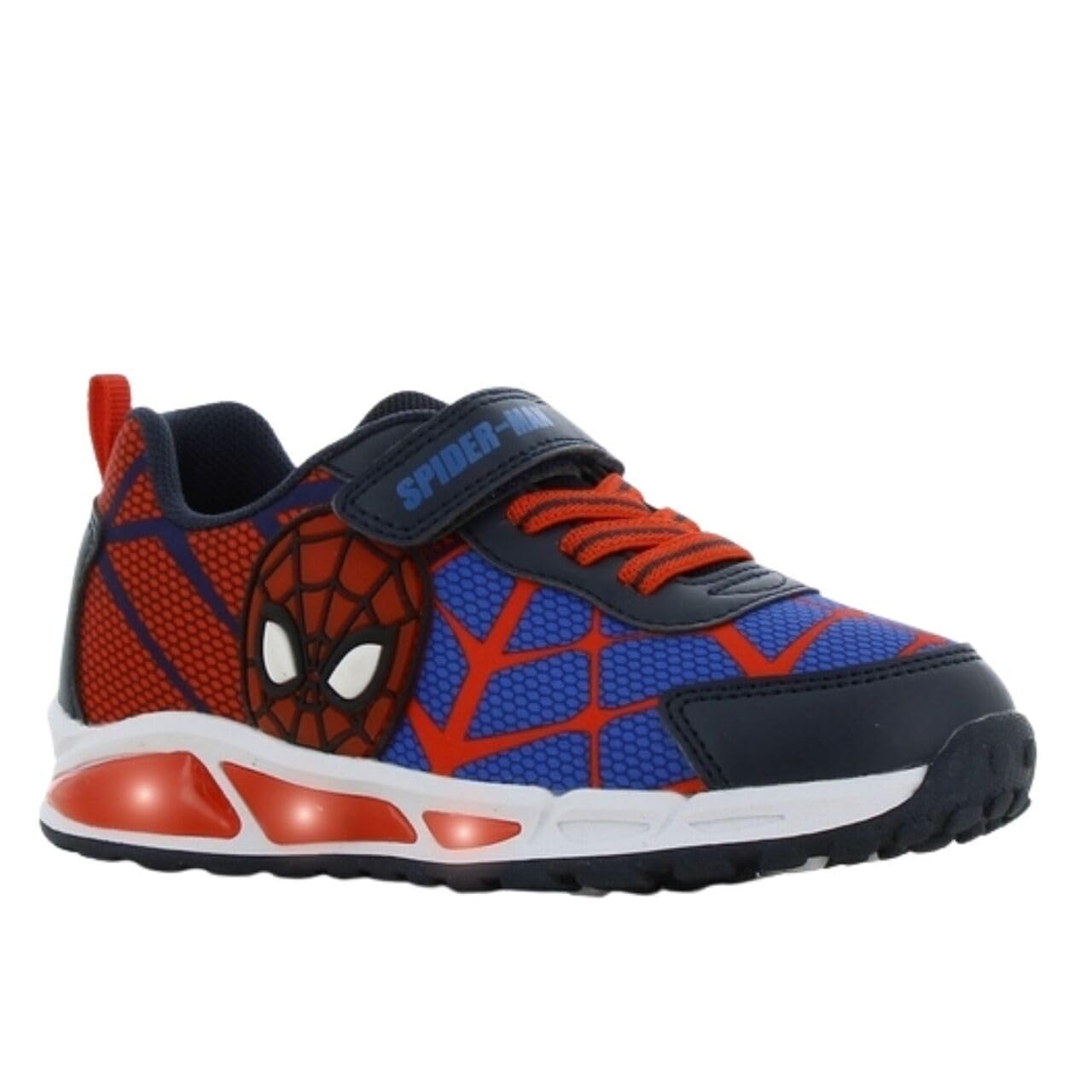 Leomil Spiderman Sneakers Bambino Scarpe con Luci Bambino, Perfette per la Scuola e Il Tempo Libero
