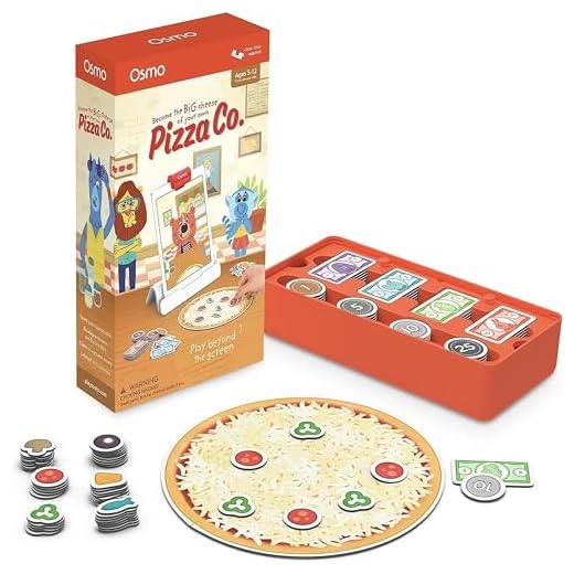 Osmo - Pizza Co. - Communication Skills & Math - Educational Learning Games - STEM Toy - Gifts for Kids, Boy & Girl - Age 5 to 12 - For iPad or Fire Tablet ( Base Required)