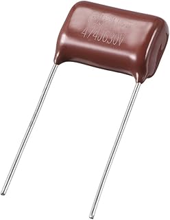 uxcell CBB21 Metallized Polypropylene Film Capacitors 630V 0.47uF for Electric Circuits Energy Saving Lamps Pack of 5